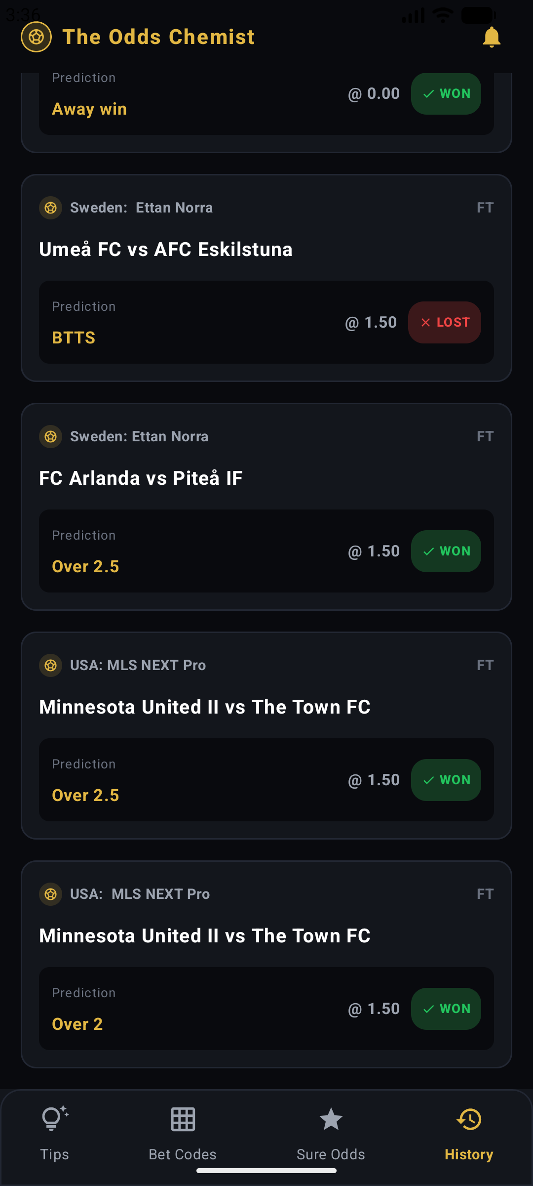 Betting betcodes